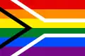 Sudáfrica Bandera del orgullo gay de Sudáfrica[101]​[102]​[103]​