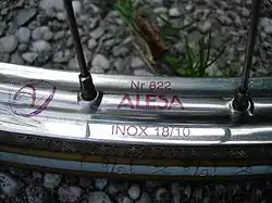 De bicicleta tipo Westwood.