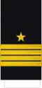 Galones de capitán de navío (captain) de la Armada de los Estados Unidos