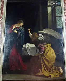 Annunciazione, de Orazio Gentileschi, basílica de San Siro