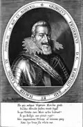 El margrave Jorge Federico de Baden-Durlach hacia 1620.