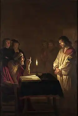 Cristo ante el Sumo Sacerdote (c. 1617), de Gerard van Honthorst, The National Gallery, Londres