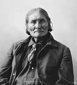 Geronimo, jefe apache chiricahua.