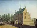 Vista del castillo de Heemstede por Gerrit Adriansz. Berckheyde (1667)