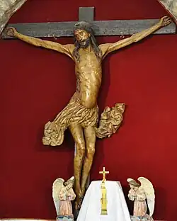 Cristo del retablo de la capilla del Colegio de San Gregorio, de Gil de Siloé.
