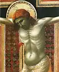 Detalle del crucifijo de Santa María Novella, de Giotto, ca. 1290-1300.[12]​