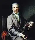Autoretrato con cavallete, 1828