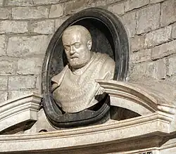 Busto di oddo altoviti, Santi Apostolo, Florencia