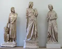 Virgen con el Niño entre los dos San Juan