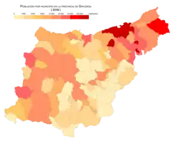 Población por municipio (2018)
