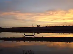 Vista del río Gomti. Lucknow