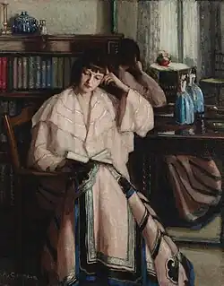 Mujer leyendo (c1910)