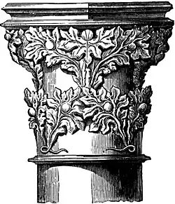 Capitel gótico medieval