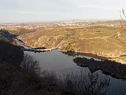 La presa de Grangent.