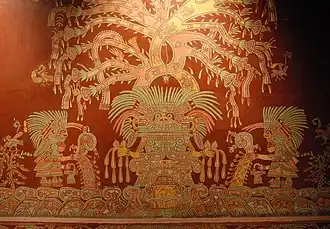 Mural de Tepantlita. Museo Nacional de Antropología, Ciudad de México.