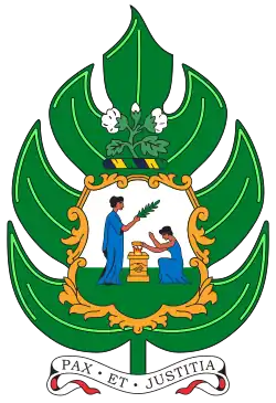 Gran escudo de armas de San Vicente y las Granadinas