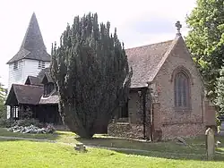 Iglesia de Greensted (Essex),vista sureste