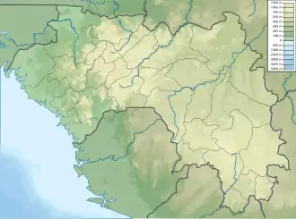 Simandou ubicada en Guinea