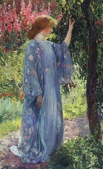 El kimono azul, 1909