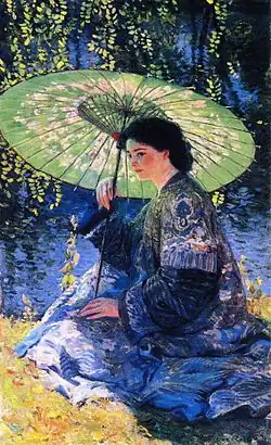 El parasol verde, 1911