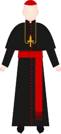 vestimenta diaria de un Cardenal