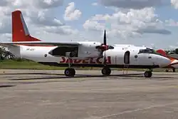 Antonov An-26 de Sadelca en Villavicencio (2011)