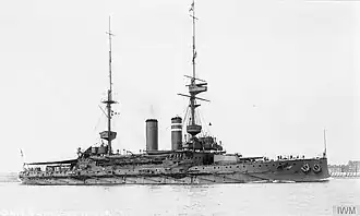HMS Prince of Wales en 1912.