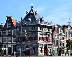 Peso público de La Haya (c. 1597), obra de Lieven de Key