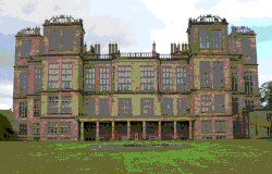 Hardwick Hall, construido por Bess de Hardwick, fines del siglo XVI