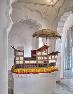 Hathi Howdah, Museo de la fortaleza de Mehrangarh.