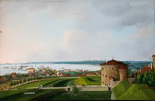 Vista de la Gran Puerta Costera