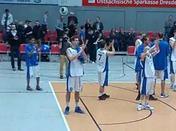 Alexander Heide de los Dresden Titans en 2013