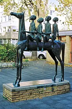 Die vier Haimonskinder een Colonia (Alemania).