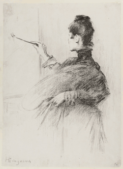 Retrato de la pintora Olga Boznańska