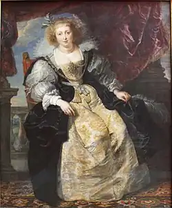 Hélène Fourment vestida de novia, hacia 1630, ahora en la Alte Pinakothek