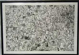 Bier Garten, 1974, xilografía, 2/6