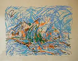 The Village, 1974, serigrafía, 9/30