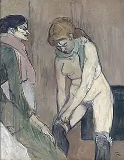 Femme tirant son bas, musée d'Orsay, Paris.
