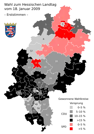 Elecciones estatales de Hesse de 2009