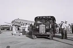 Imagen de un vehículo de Jevra Kadisha en el año 1949