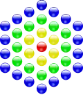 El 37 es un número hexagonal centrado
