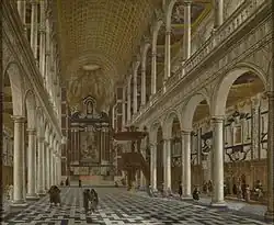 Pintura del interior, de Hieronymus Janssens y Wilhelm Schubert van Ehrenberg, ca. 1660