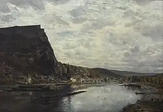 Vista de Dinant (1870), de Hippolyte Boulenger, Musées Royaux des Beaux Arts de Belgique, Bruselas