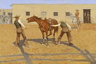 Su primera lección, 1903