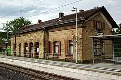 Estación de ferrocarril.