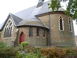 Iglesia de la Santísima Trinidad (1865), New Barnet, mostrando los ábsides
