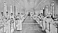 Sala de pacientes en 1897.