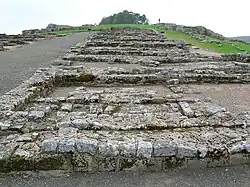 Serie norte de barracones de tropas.