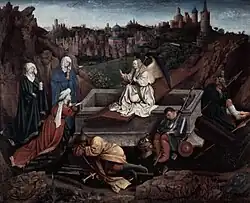 Las tres Marías ante el sepulcro de Cristo, de Hubert van Eyck