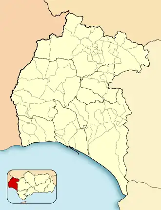 Huelva ubicada en Provincia de Huelva